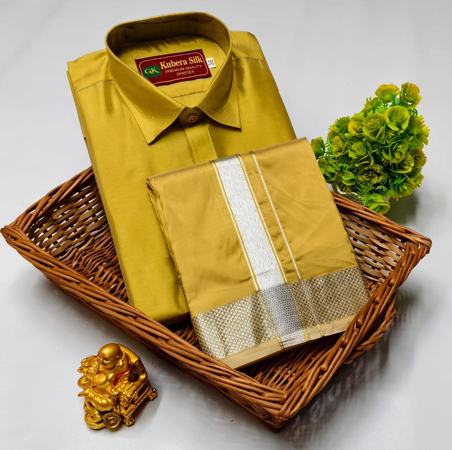 Cultural Charm Matching Father Son Ethnic Wear Combo