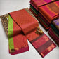 Semi Silk in Budget-Friendly Embossed Saree