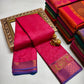 Semi Silk in Budget-Friendly Embossed Saree