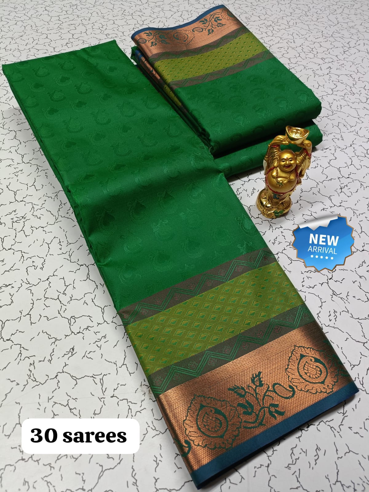 Semi Silk Blended Embossed Saree