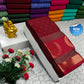 Semi Silk Blended Embossed Saree