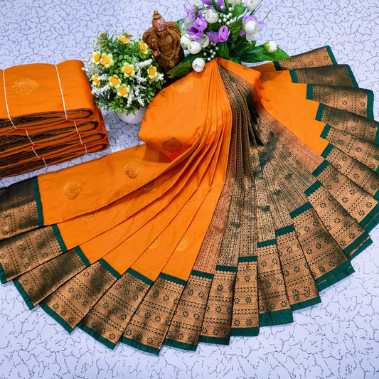 Mangalyam Korvai Kottanji Soft Silk Saree