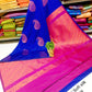 Semi Silk Butta Zari Work Saree