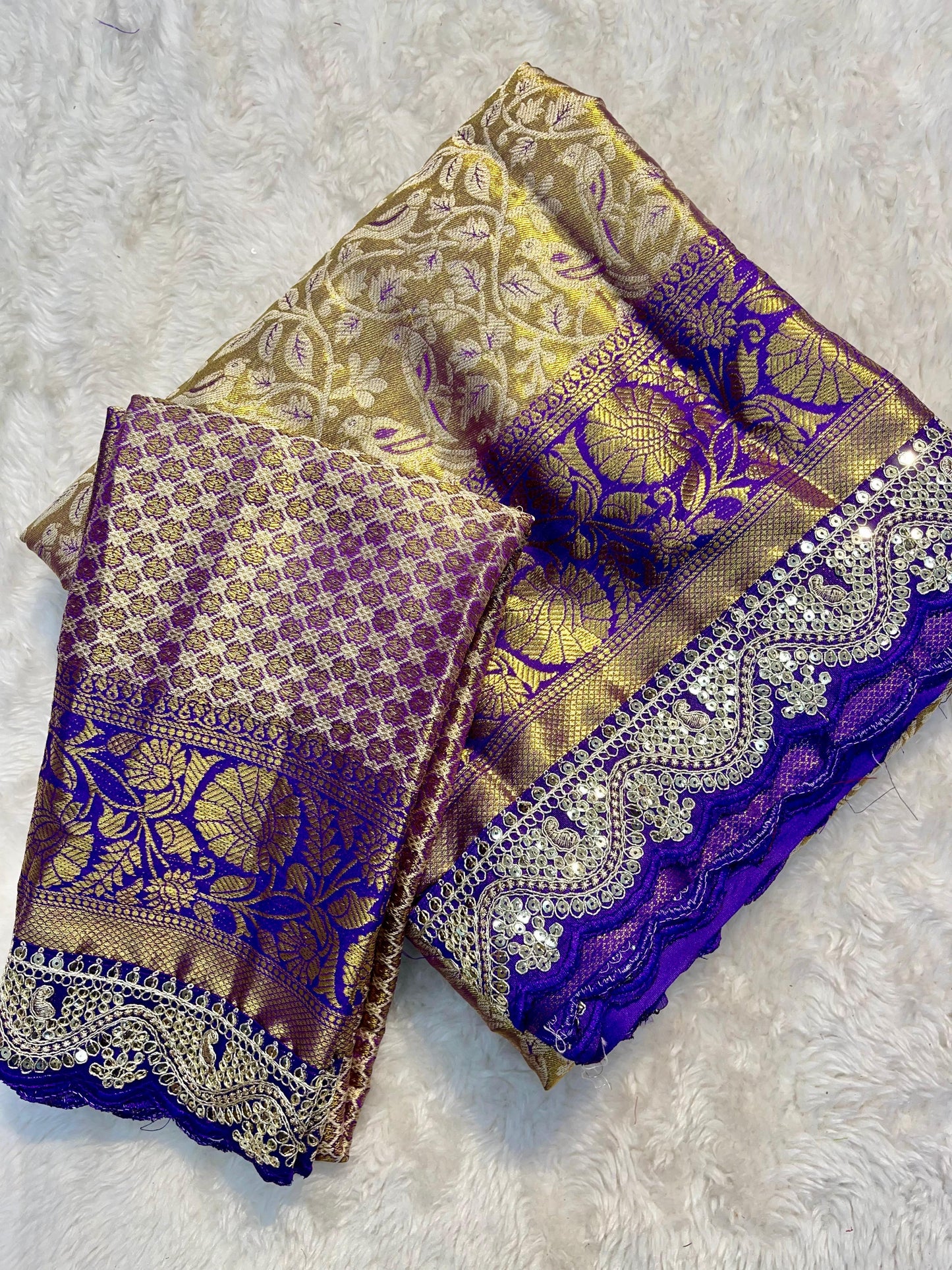 Semi silk with mina weaving saree