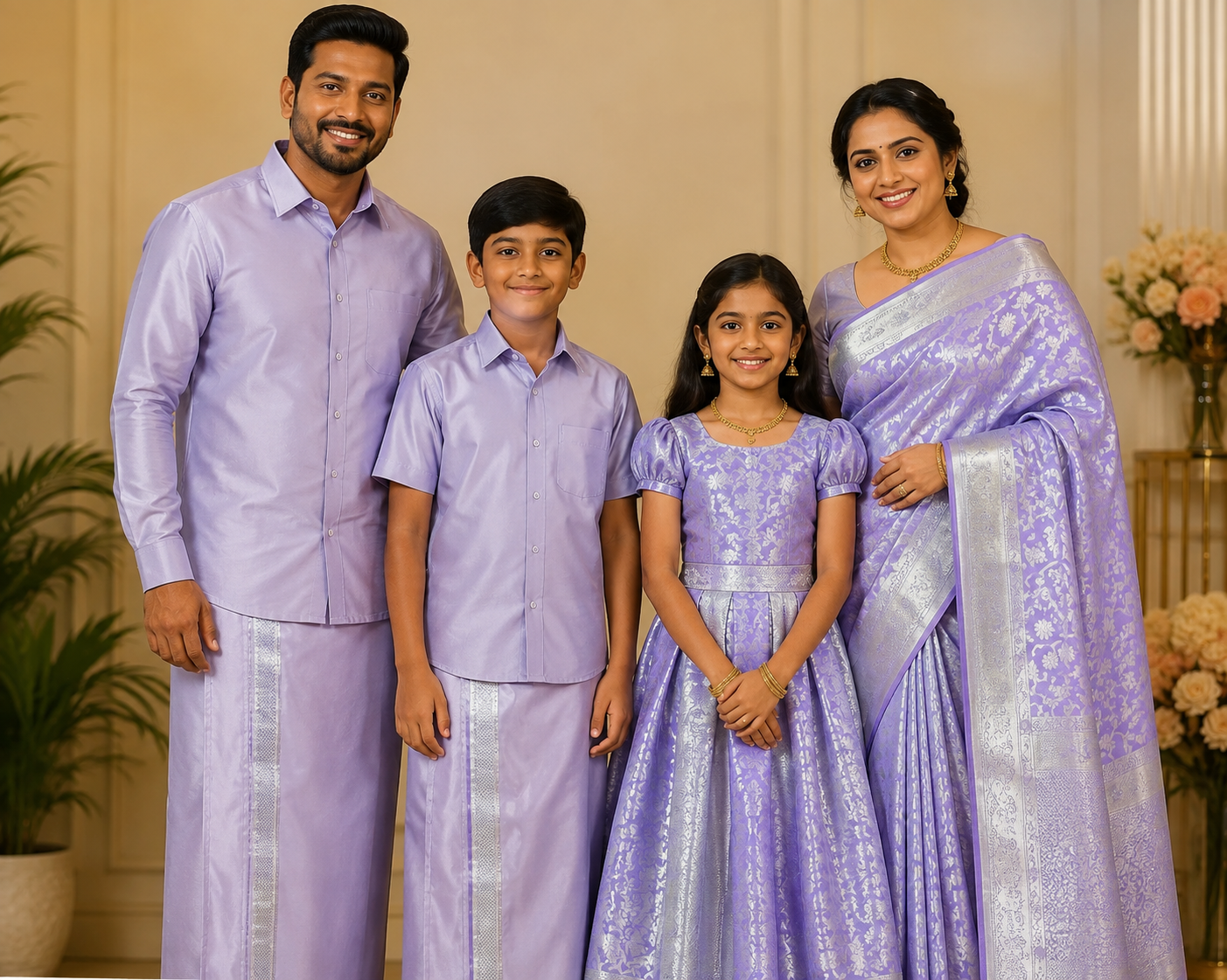 Semi silk family combo
