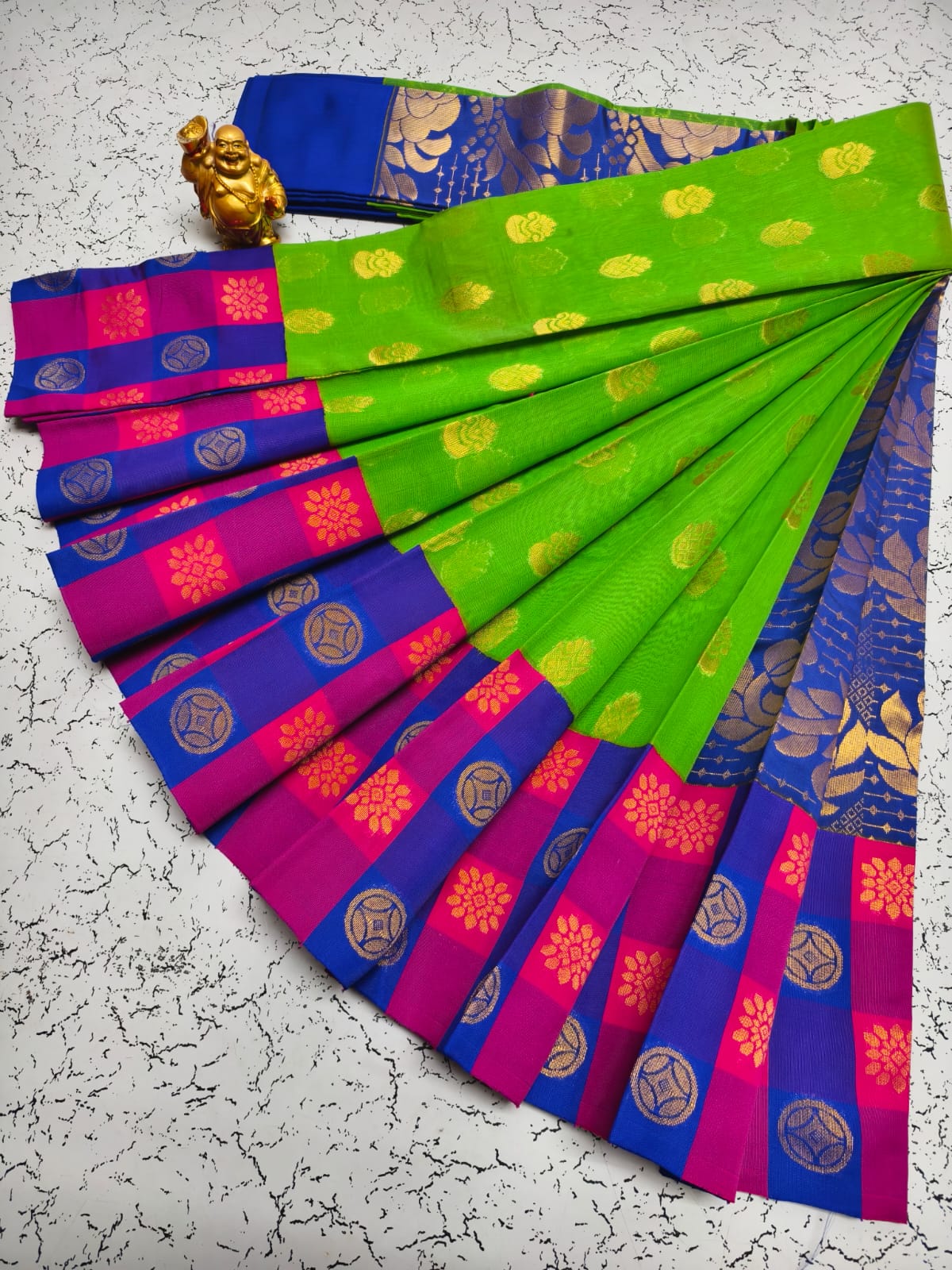 Rich Silk Cotton Kottanchi Saree