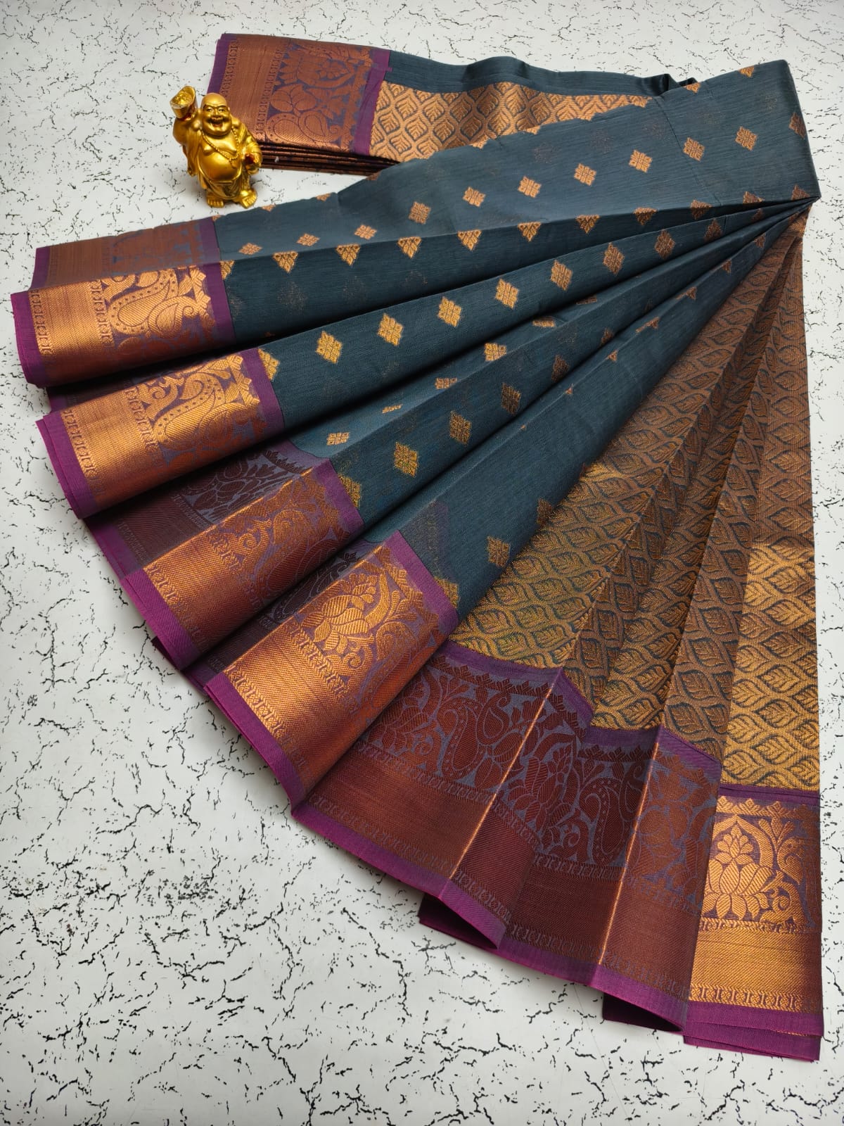 Rich Silk Cotton Kottanchi Saree