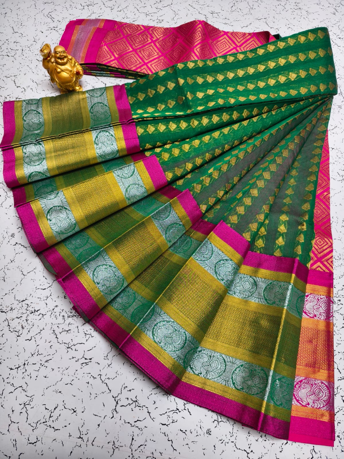 Rich Silk Cotton Kottanchi Saree