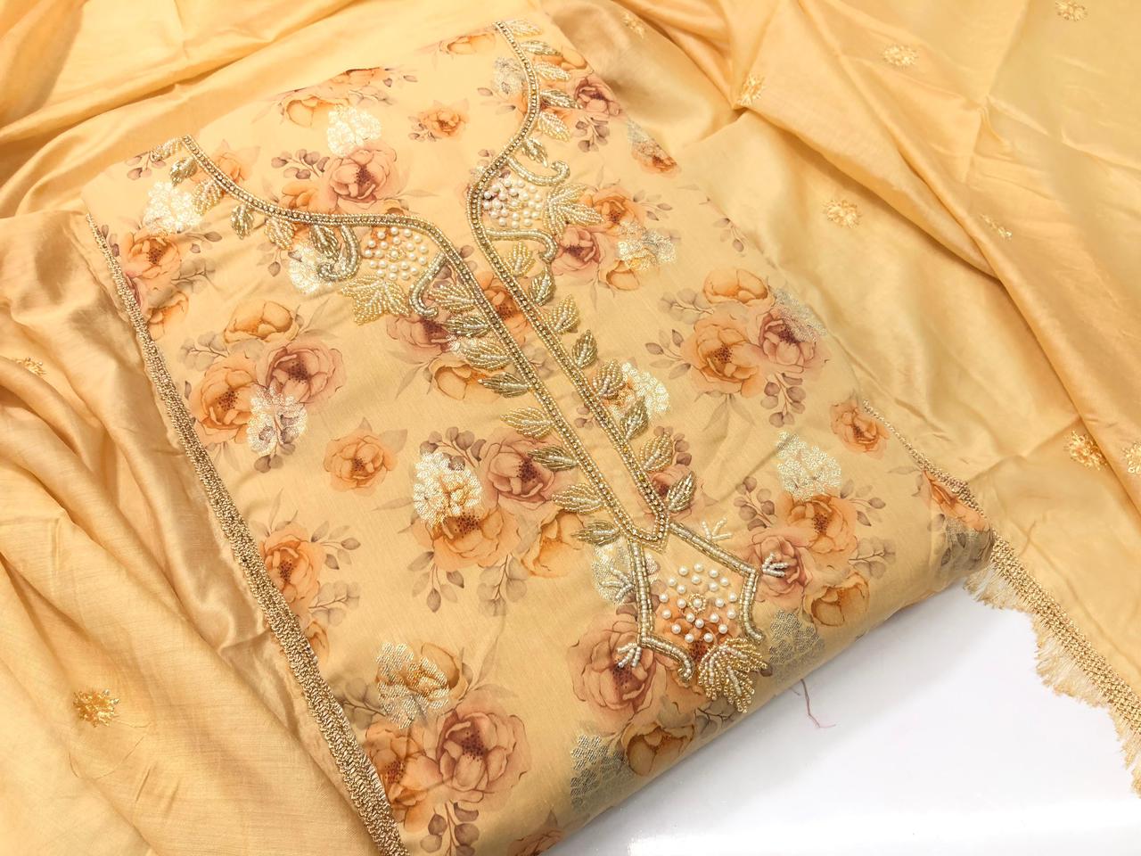 Silk Viscos dress material