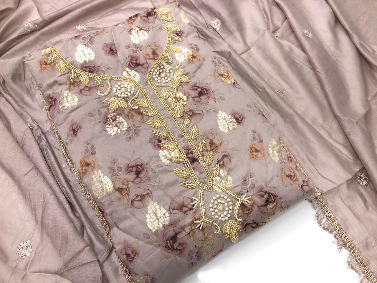 Silk Viscos dress material