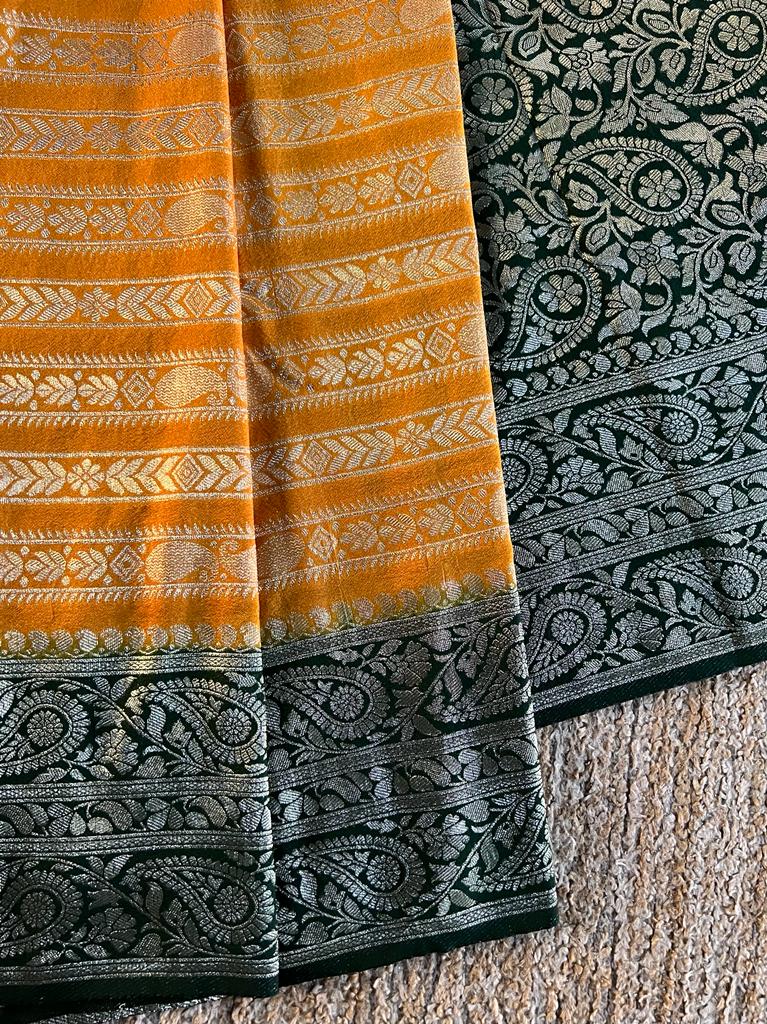Soft banarasi silk saree