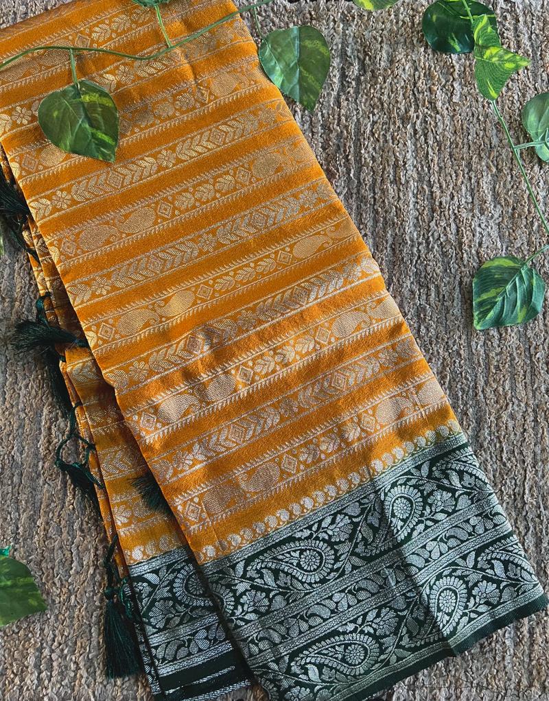 Soft banarasi silk saree