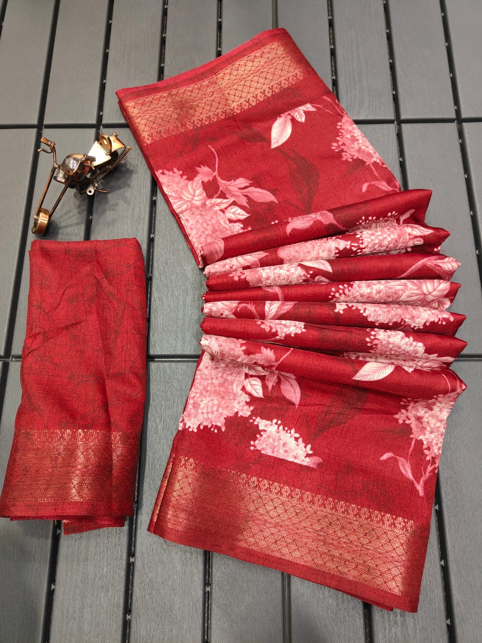 Soft dola silk saree