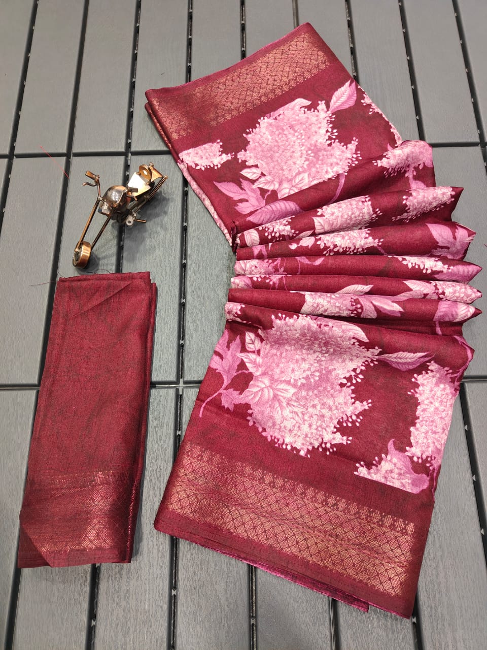 Soft dola silk saree