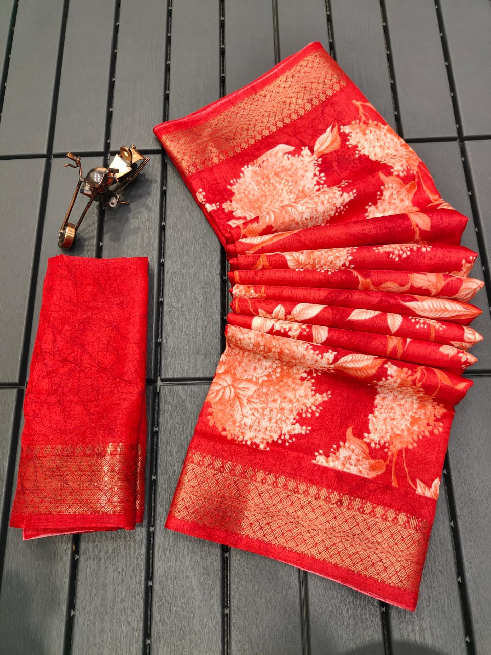 Soft dola silk saree