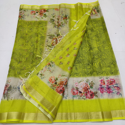 Soft silk kota printed saree