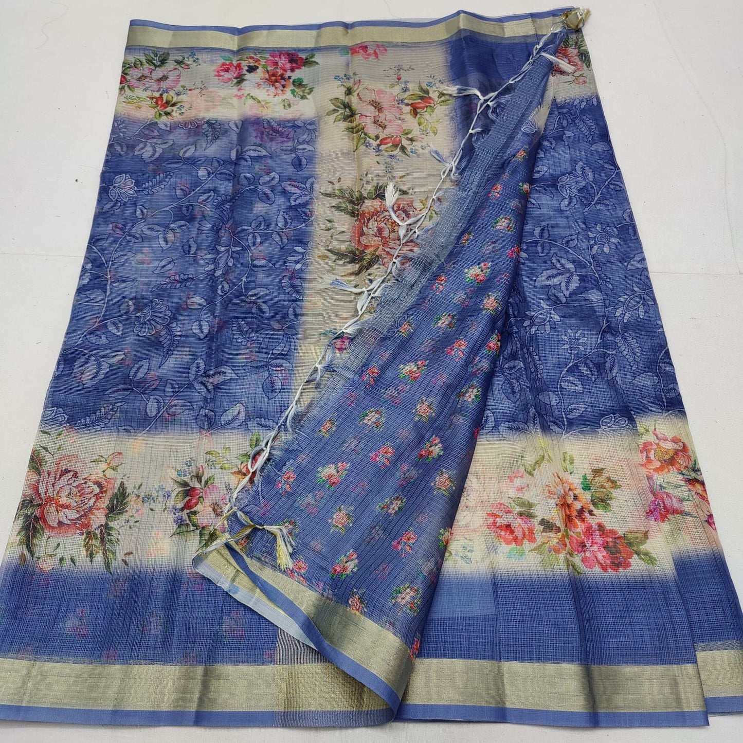 Soft silk kota printed saree