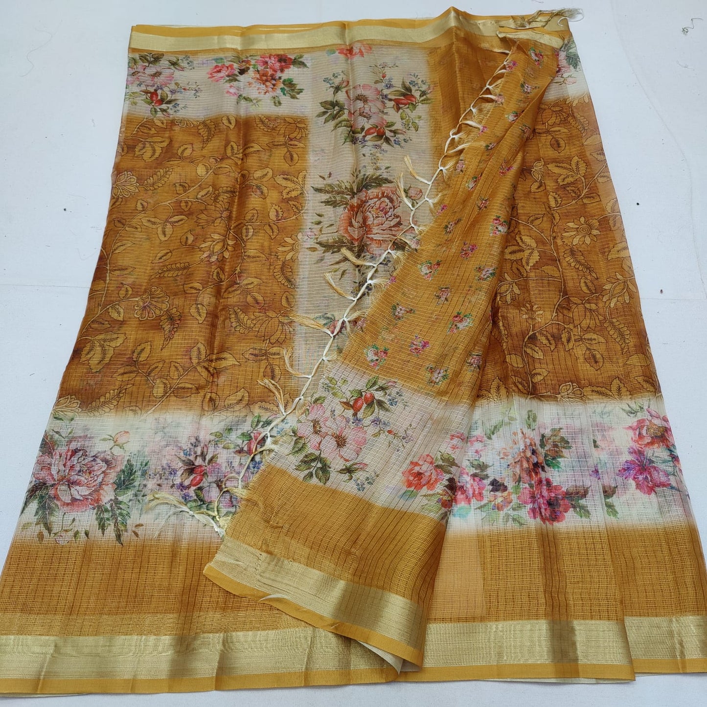 Soft silk kota printed saree