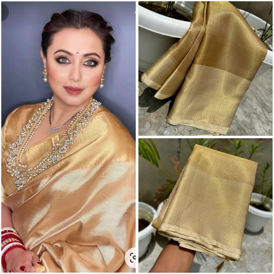 Soft Tissue Silk Rani Mukherjee Saree