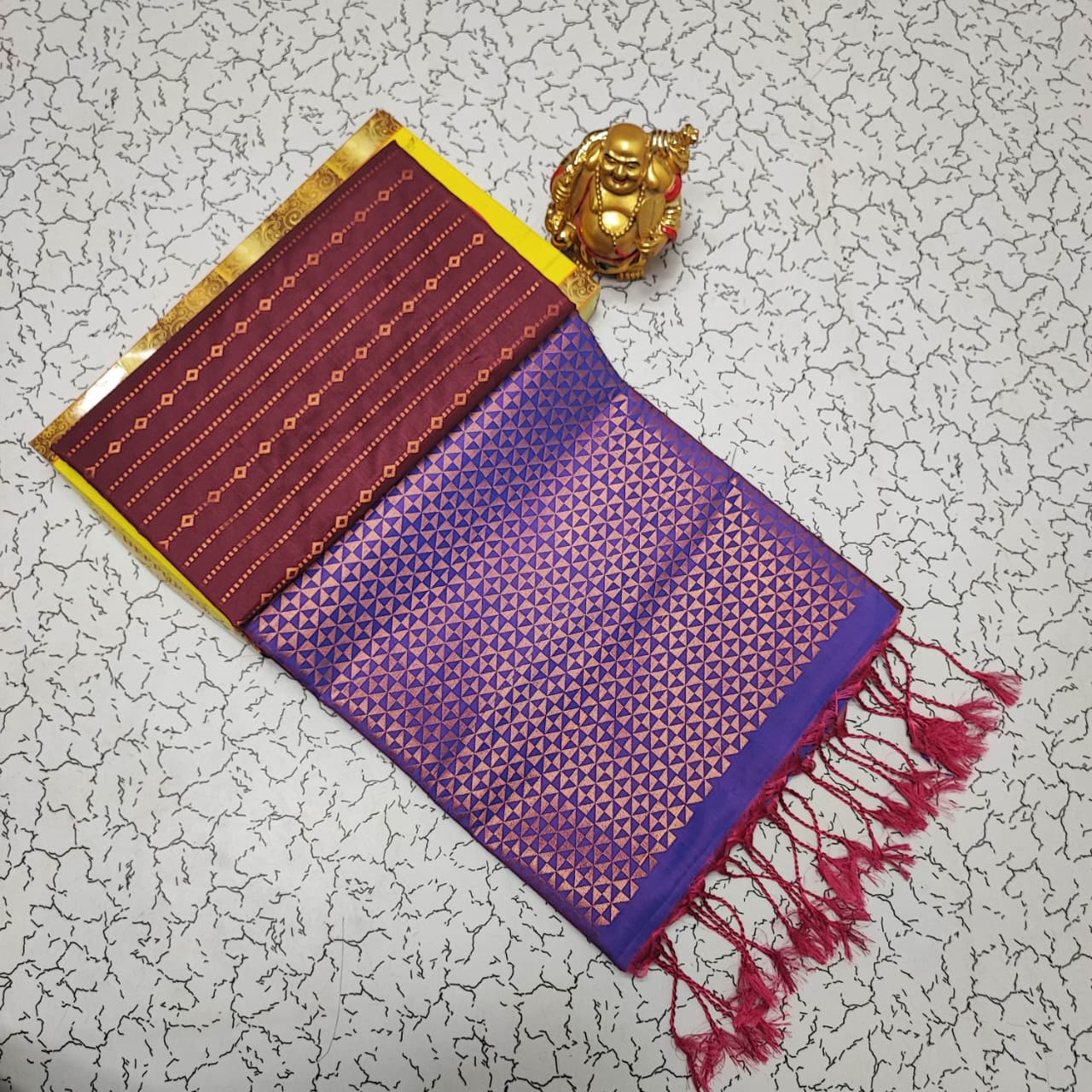 Elampillai Borderless Soft Silk Saree