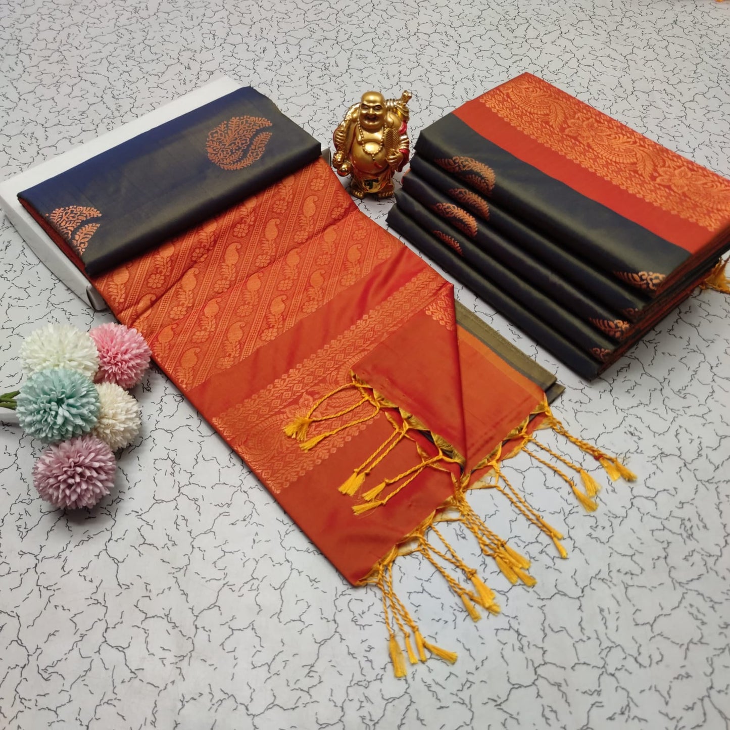 Elampillai Borderless Soft Silk Saree
