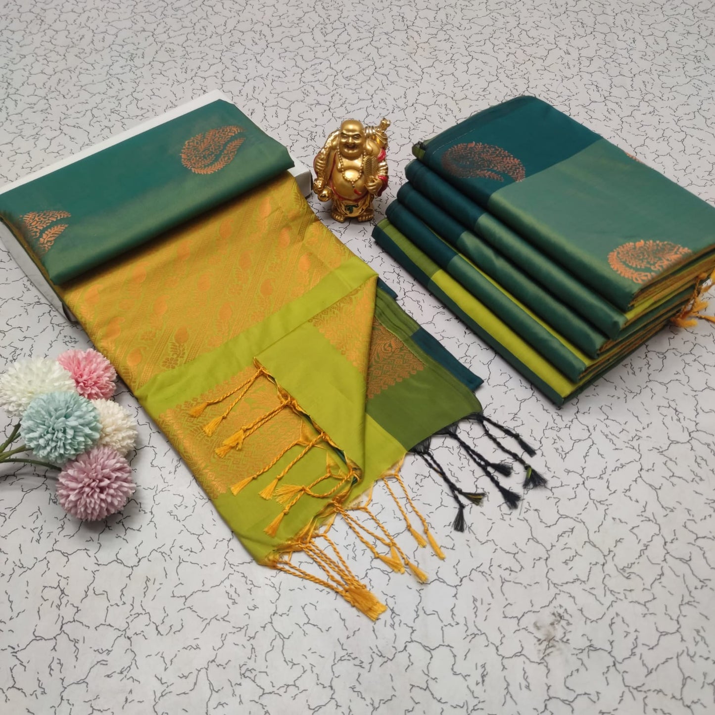 Elampillai Borderless Soft Silk Saree