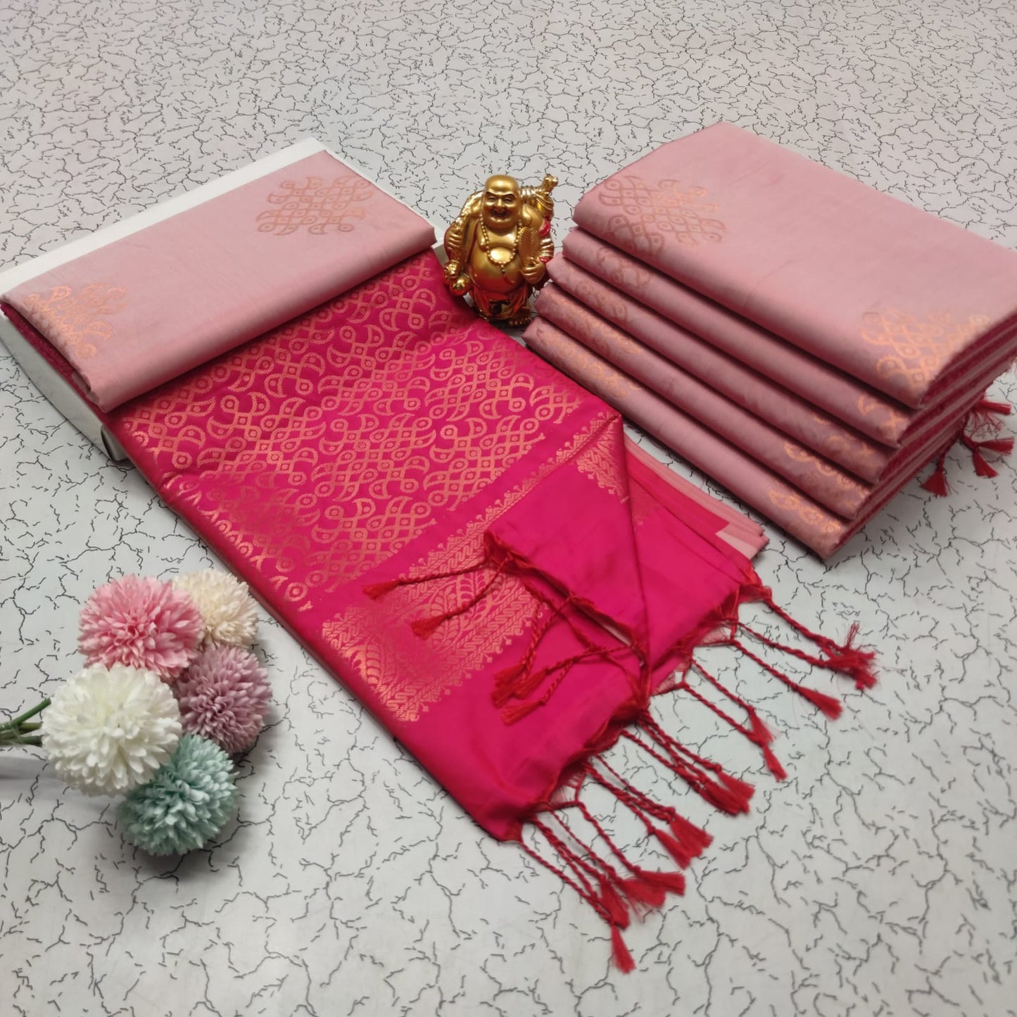 Elampillai Borderless Soft Silk Saree