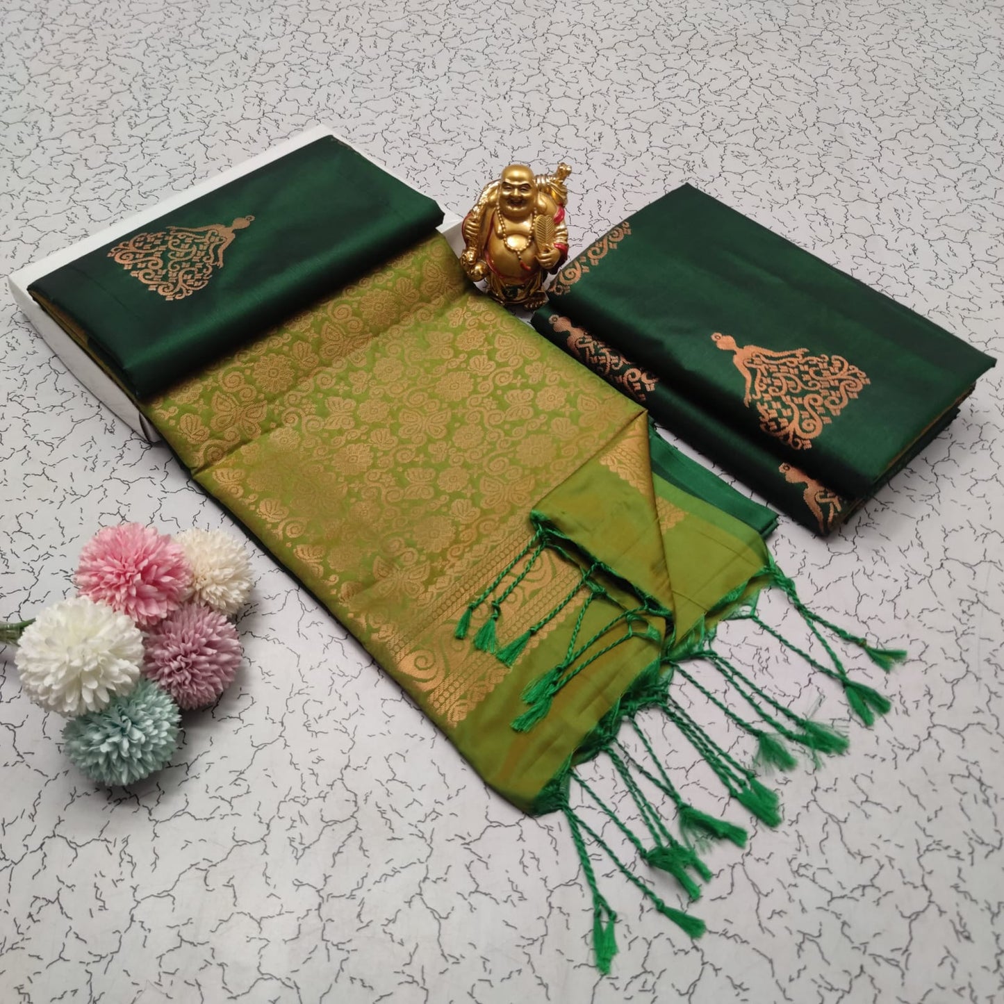 Elampillai Borderless Soft Silk Saree