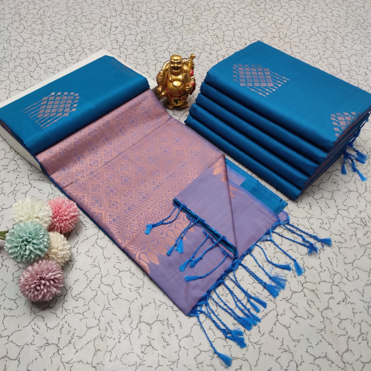 Elampillai Borderless Soft Silk Saree