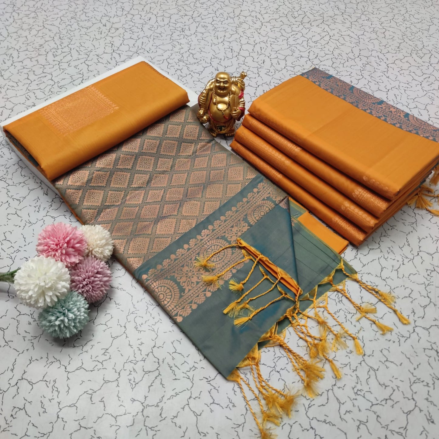 Elampillai Borderless Soft Silk Saree