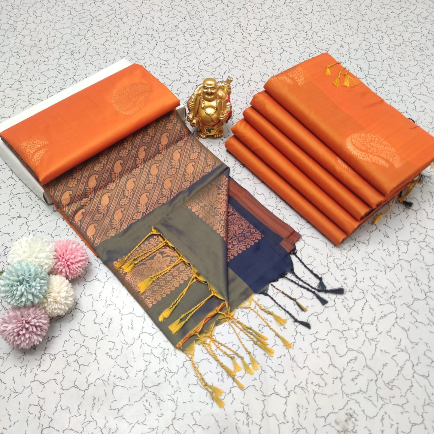 Elampillai Borderless Soft Silk Saree