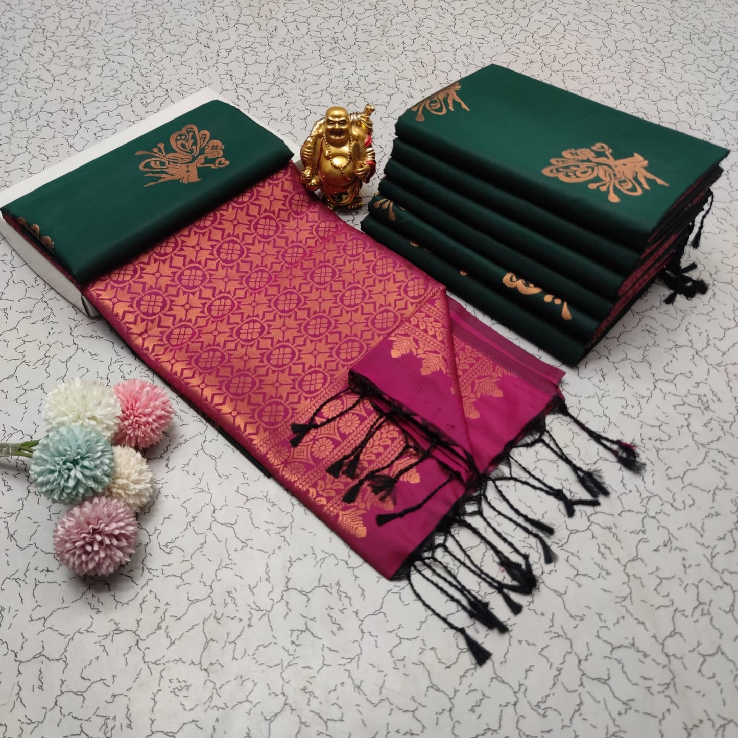 Elampillai Borderless Soft Silk Saree