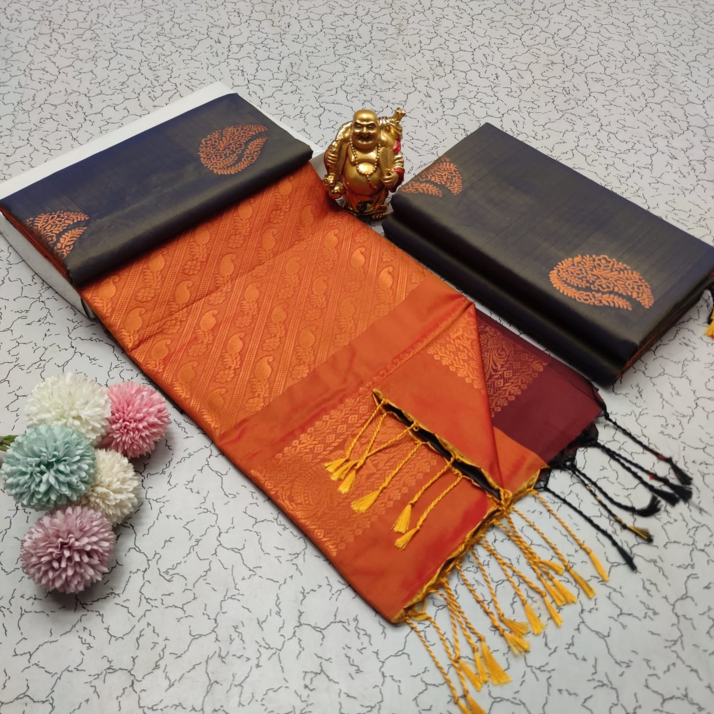 Elampillai Borderless Soft Silk Saree