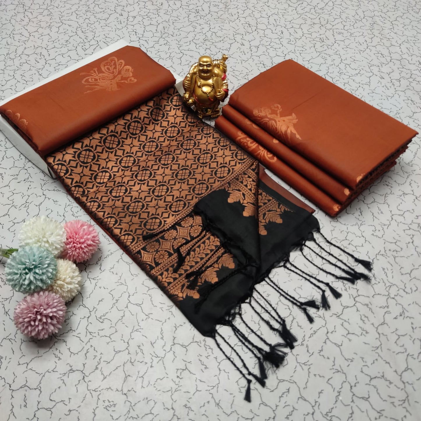 Elampillai Borderless Soft Silk Saree