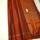Pure handloom soft silk plain saree