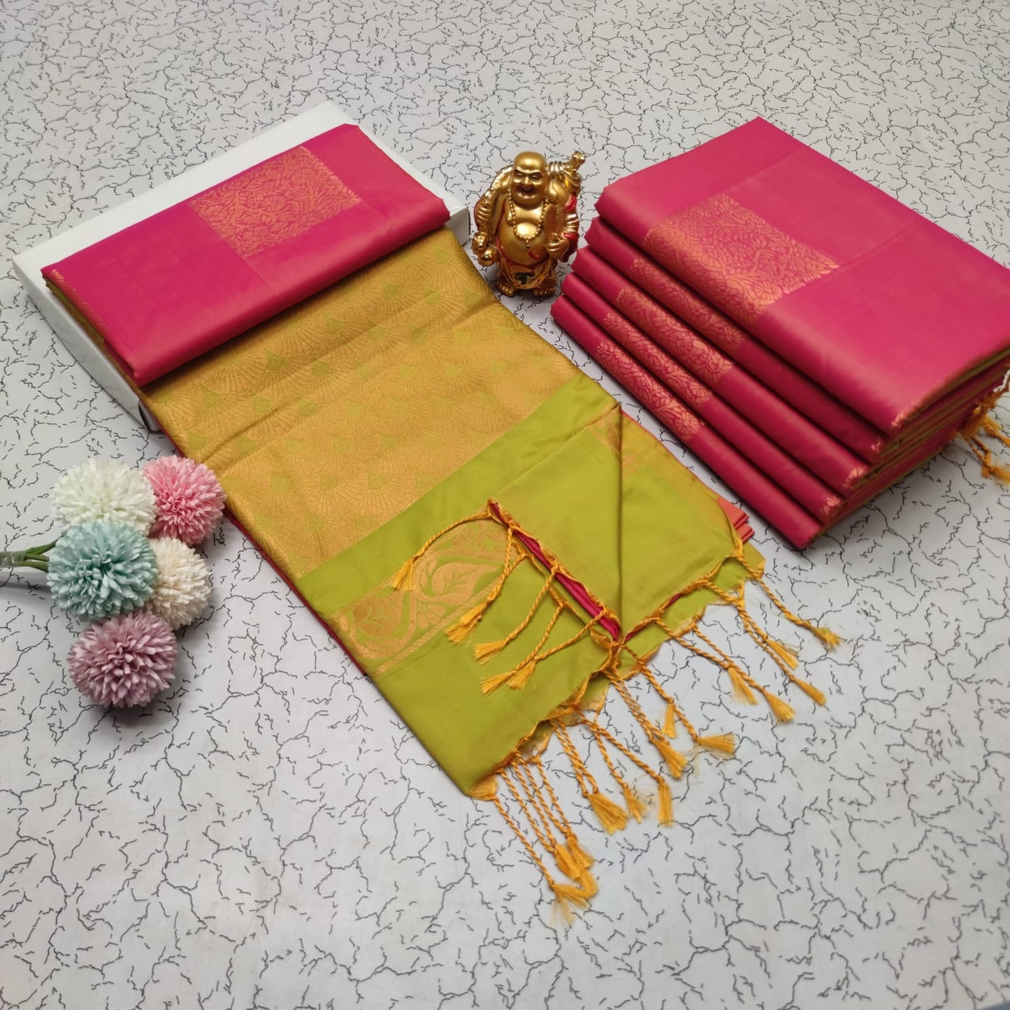 Elampillai Borderless Soft Silk Saree