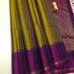 Pure Handloom Kanchipuram Soft Silk Satin Border Saree