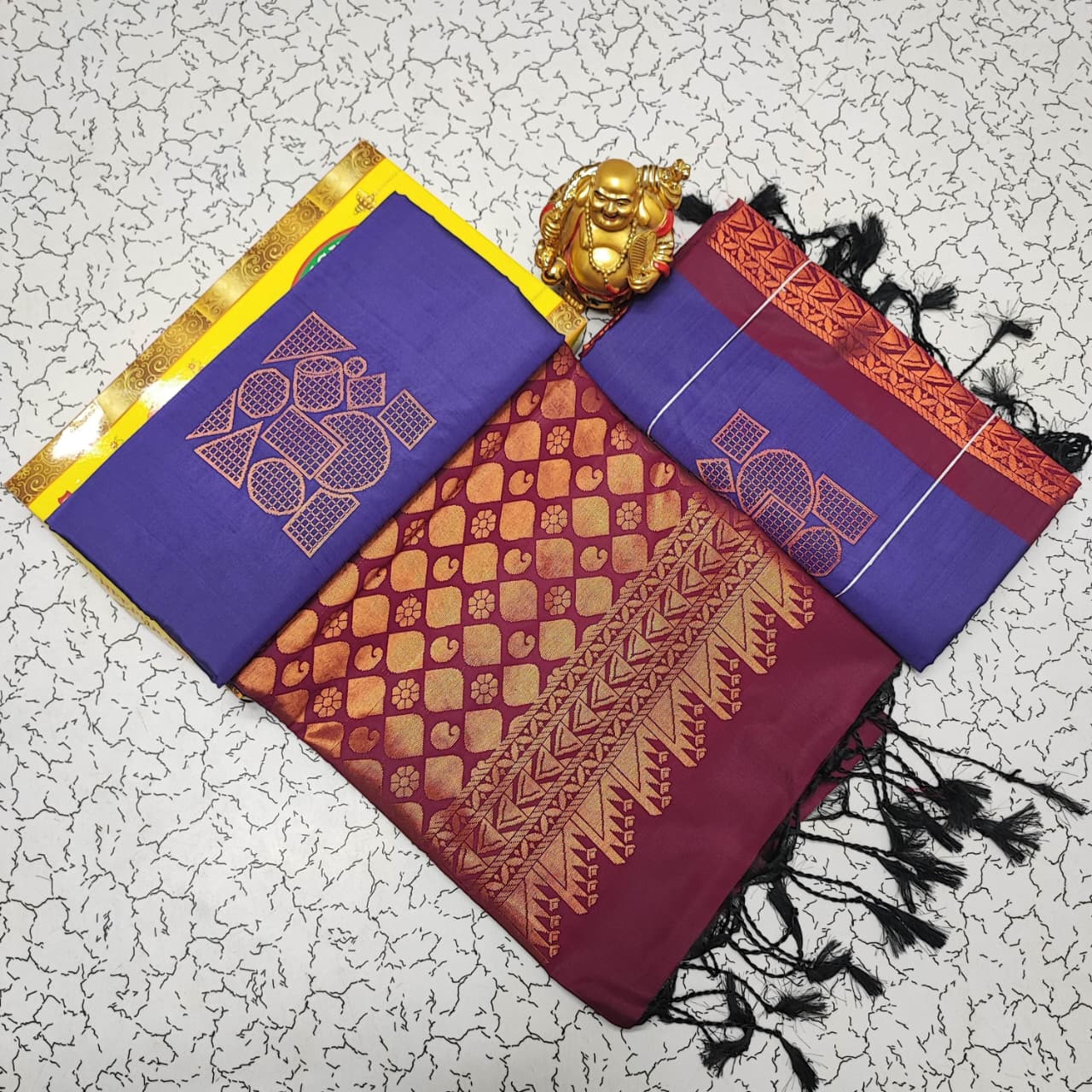 Elampillai Borderless Soft Silk Saree