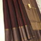 Pure Handloom Kanchipuram Soft Silk Satin Border Saree