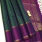 Pure Handloom Kanchipuram Soft Silk Satin Border Saree