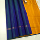 Pure handloom soft silk plain saree