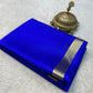 Solid color pure mysore silk saree