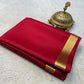 Solid color pure mysore silk saree