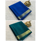 Solid color pure mysore silk saree