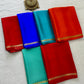 Solid color pure mysore silk saree