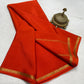 Solid color pure mysore silk saree