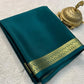 Solid color pure mysore silk saree