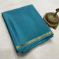 Solid color pure mysore silk saree