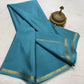 Solid color pure mysore silk saree