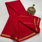 Solid color pure mysore silk saree